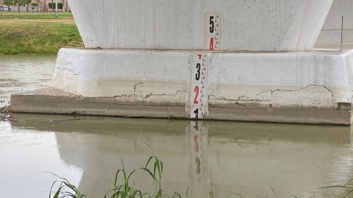 Lluvias elevan nivel del río Bravo