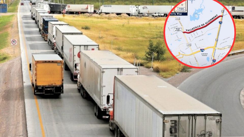 Camino Vallecillo se unirá al camino Hachar-Reuthinger para desfogar la carga pesada en Camino A Las Minas