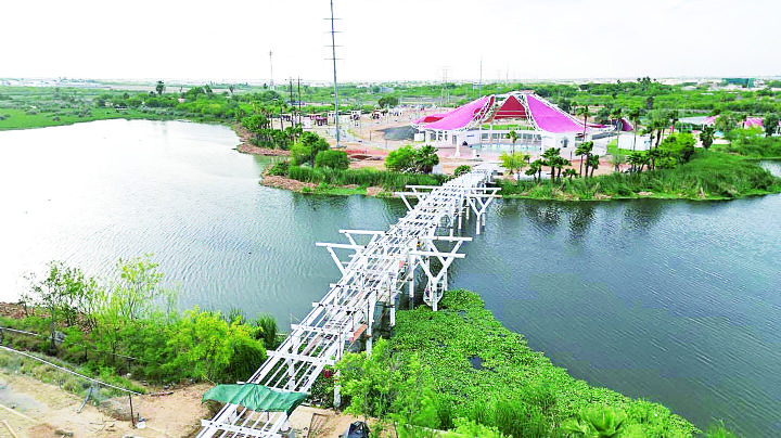 Sanean y renuevan parque El Laguito