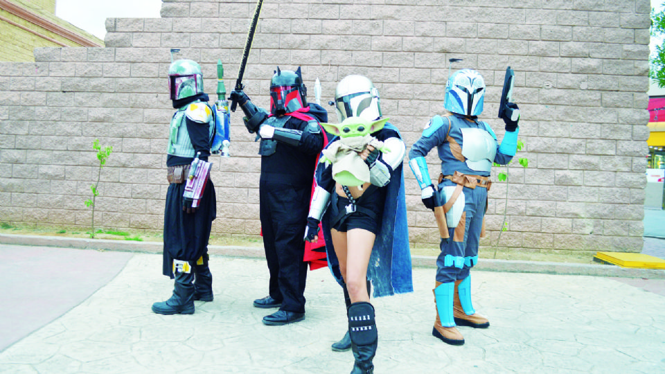 Cosplayers rindieron tributo a Star Wars.