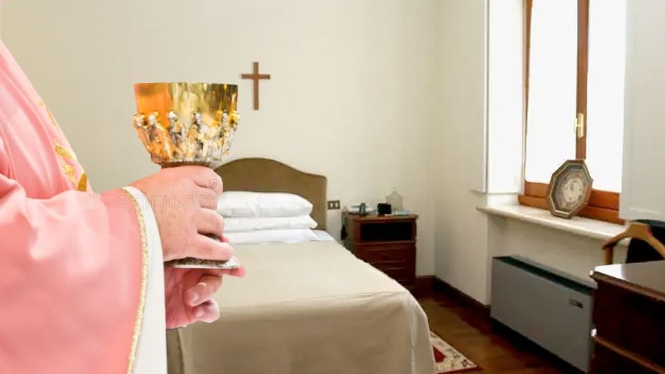 El sacerdote pensó que las bebidas eran de cortesía.