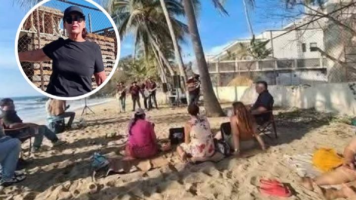 Mexicanos arman fiesta frente a casa de extranjera; los corrió de 'su' playa