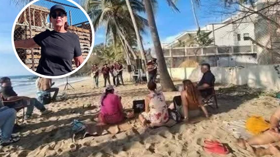 La mujer corrió a un grupo de mexicanos de una playa de Nayarit porque no los quería enfrente de su propiedad