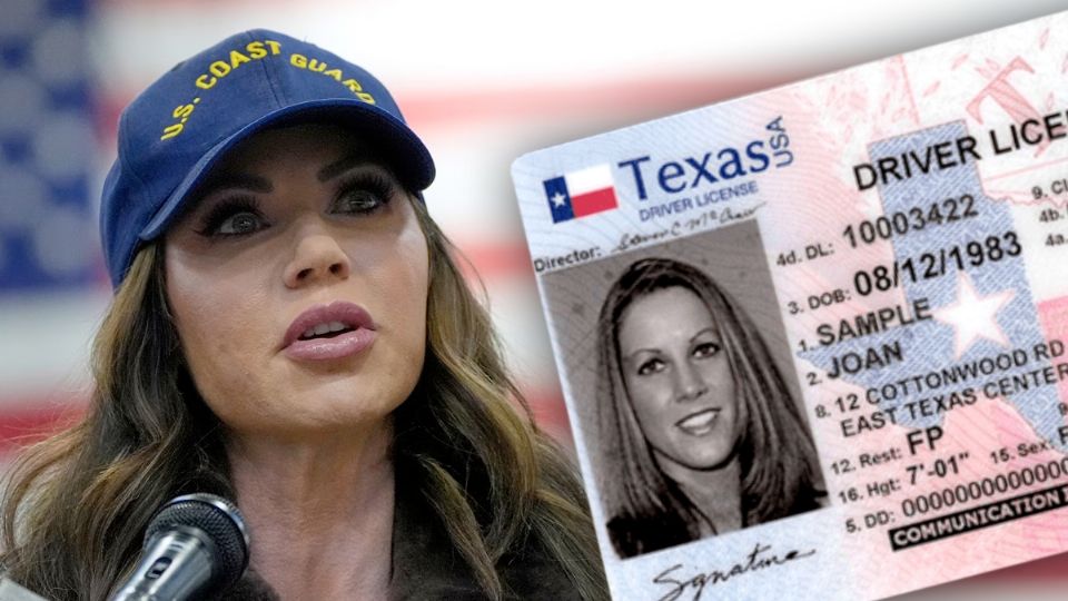 Kristi Noem habló del Real ID