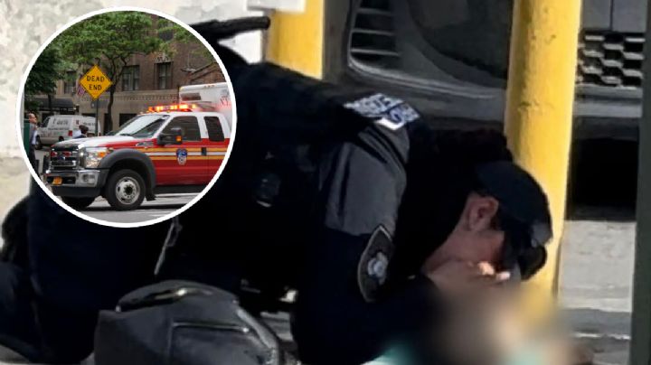 Policía se viste de heroína y revive a bebé afuera de un hospital de Monterrey | VIDEO