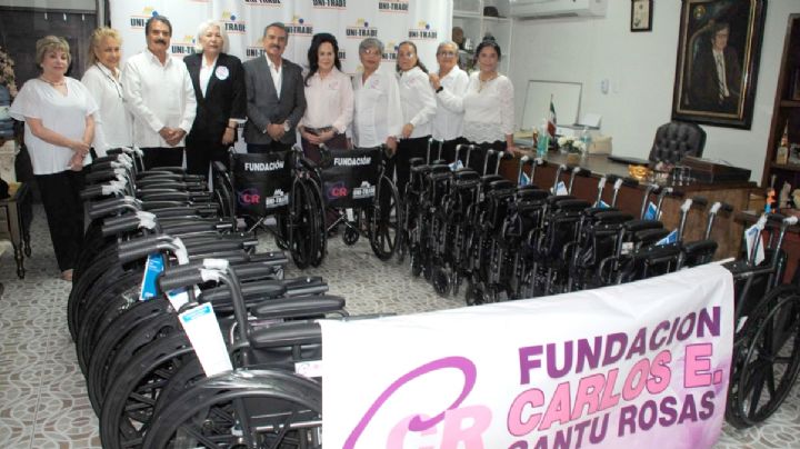 Uni-Trade dona 30 sillas de ruedas a la Fundación Carlos E. Canturosas
