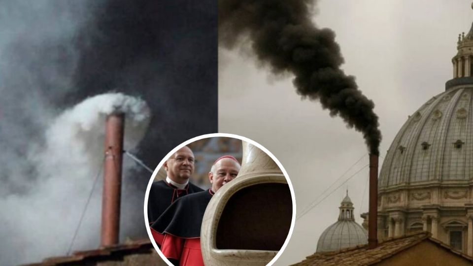 Así se produce el color del humo que anuncia el estado sobre la elección del nuevo papa
