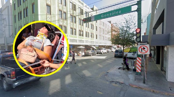 Doña María es atropellada en avenida Guerrero; responsable la abandonó a su suerte en Nuevo Laredo