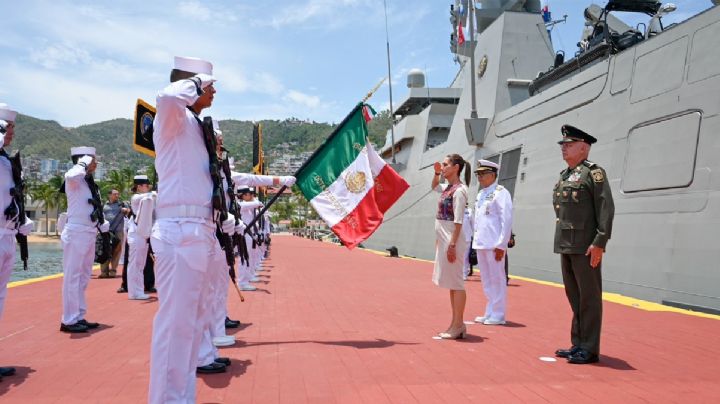 Claudia Sheinbaum encabeza conmemoración del Día de la Marina desde Acapulco, Guerrero