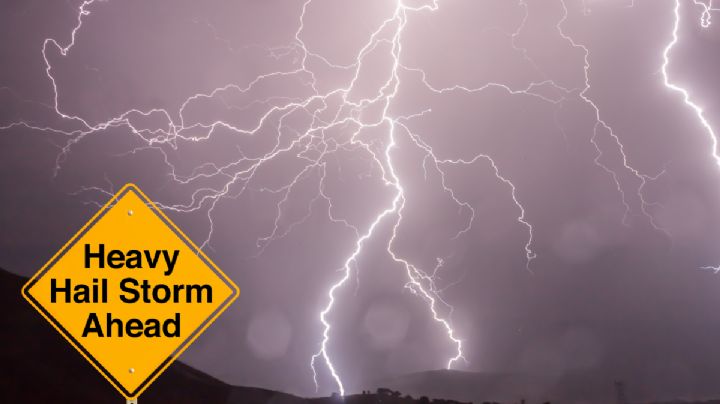 Clima en Texas: pronostican fuertes tormentas con granizo hoy en la noche