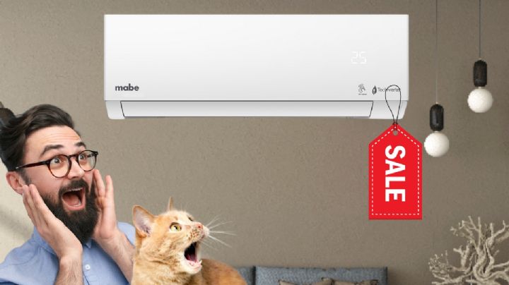 Walmart remata este minisplit; se puede controlar mediante WiFi y es ahorrador de electricidad