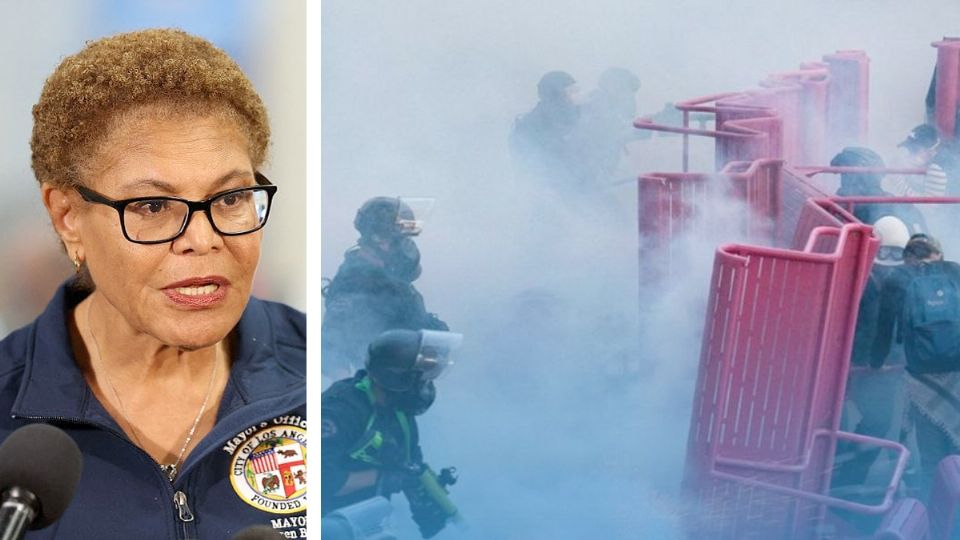 Toque de queda en Los Ángeles.