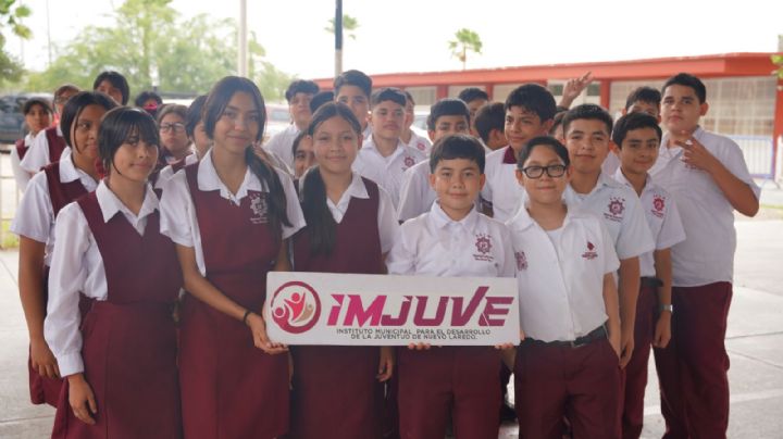 IMJUVE fortalece lazos con jóvenes neolaredenses mediante brigada integral