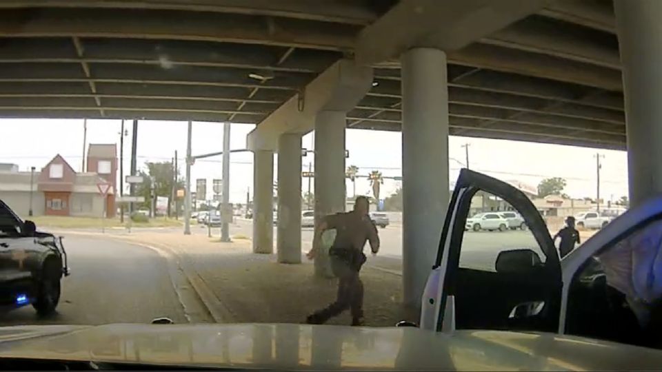 La policía logró darle alcance al 'patero'