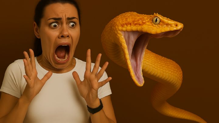 Si ves esto en tu patio o jardín, quizá tengas una serpiente en casa como 'inquilina'