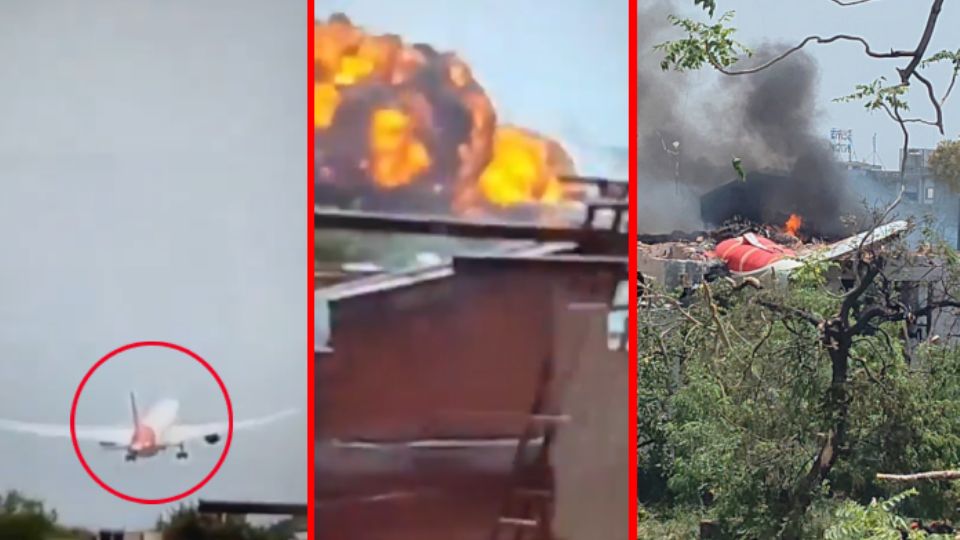 De acuerdo con los primeros reportes, la colisión se dio en una escuela de medicina, BJ Medical College UG en Meghani Nagar.