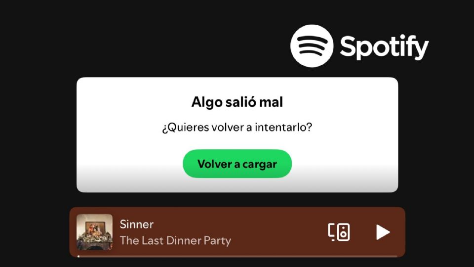 Spotify sufre caída a nivel mundial este jueves 12 de junio