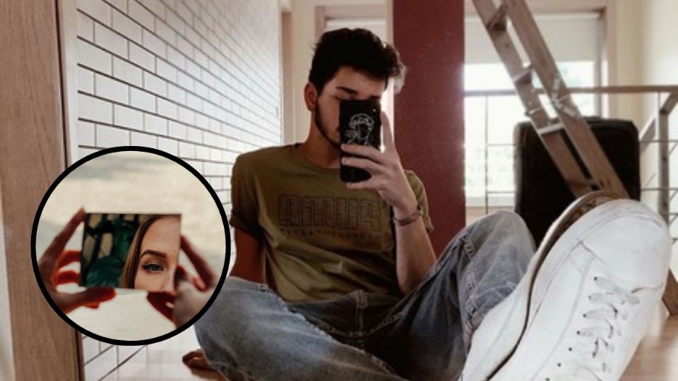 No es el espejo, es un efecto que te hace ver diferente