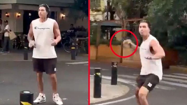 'Lord Piedra': extranjero amenaza a transeúntes en la CDMX; quería iniciar una pelea | VIDEO