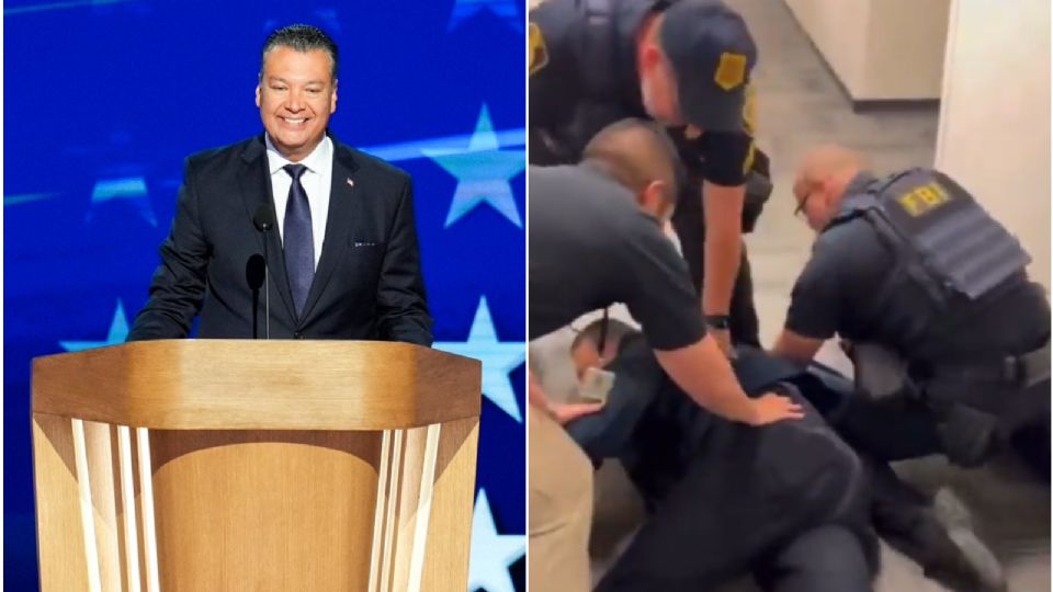 Él es Alex Padilla, el senador con raíces 'mexas' que afrontó a Noem