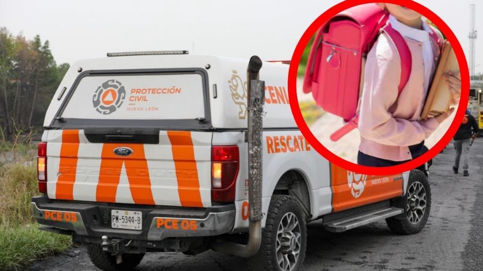 Accidente en una primaria de Nuevo León.