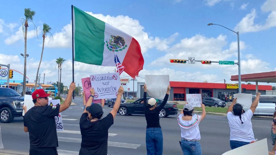 Protestas en Laredo.