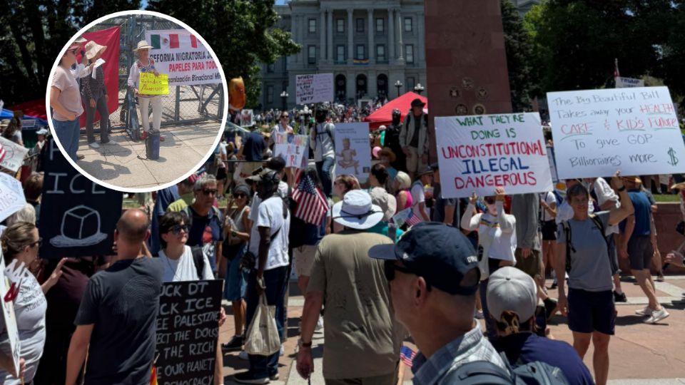 Las manifestaciones antitrupm se han desarrollado también en la Ciudad de México