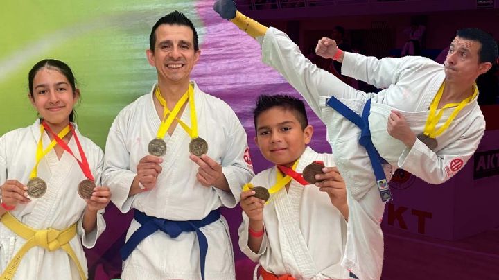 Brilla el ejemplo de papá y cosechan medallas para Nuevo Laredo