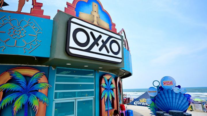 ¿'Bob Esponja' en Veracruz?, OXXO se viraliza por temática marina | FOTOS