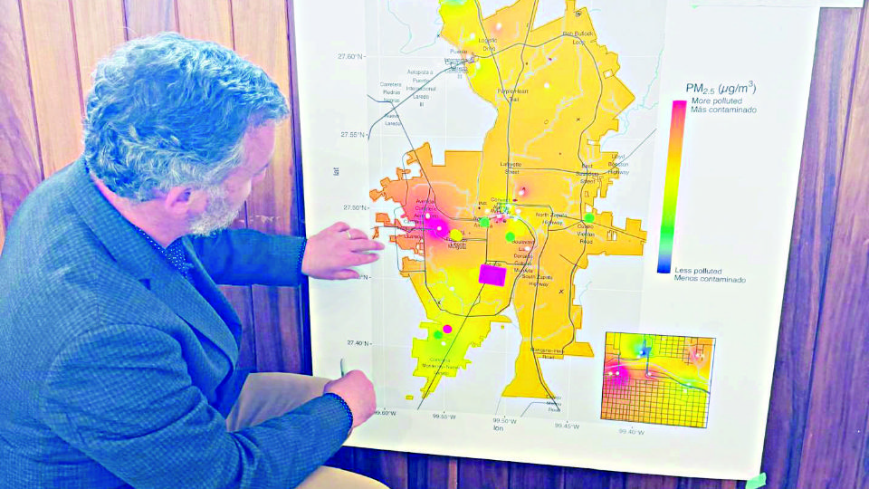 En Laredo, el área más afectada es el sureste.