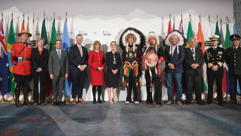 Claudia Sheinbaum conversó con Trump desde la G7.