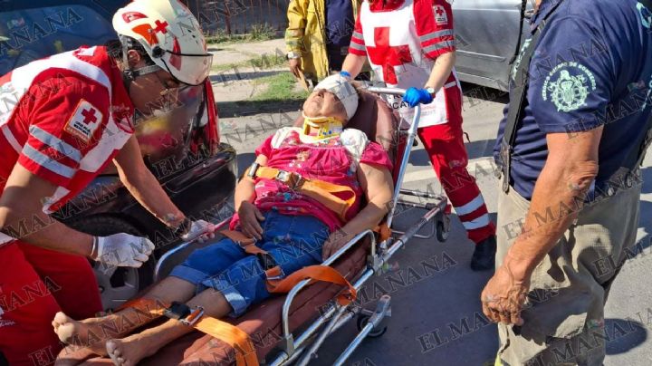 Nuevo Laredo: abuelos se accidentan en la Infonavit; iban por tarjeta del adulto mayor