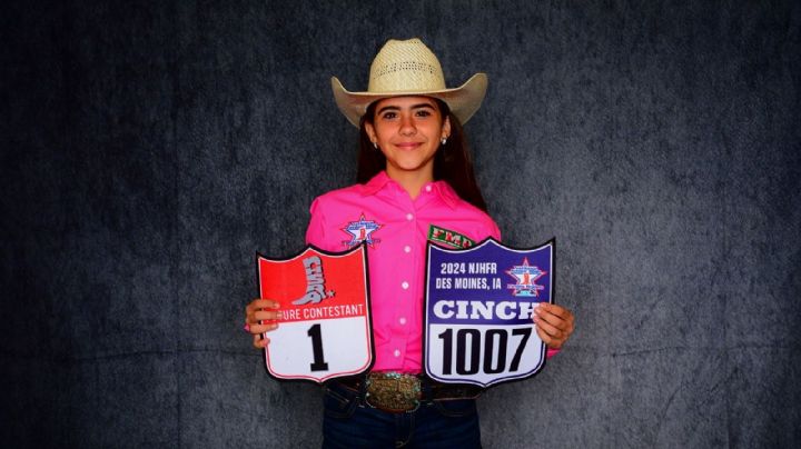 Victoria Pineda sueña con dejar a México en todo lo alto; va al Mundial de Rodeo Juvenil