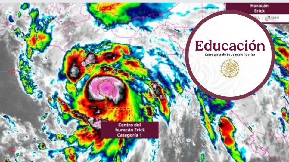 SEP: estos estados suspenden clases ante el avance del huracán 'Erick'