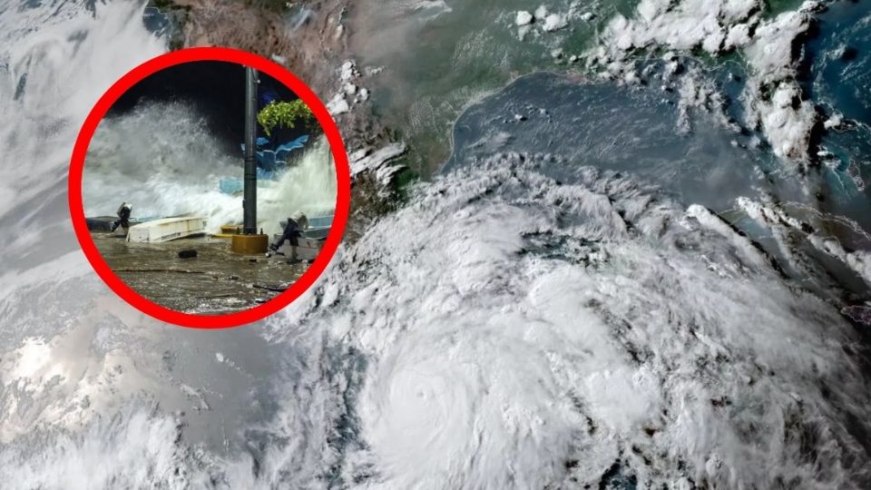 EL Huracán Erick golpeó Oaxaca.