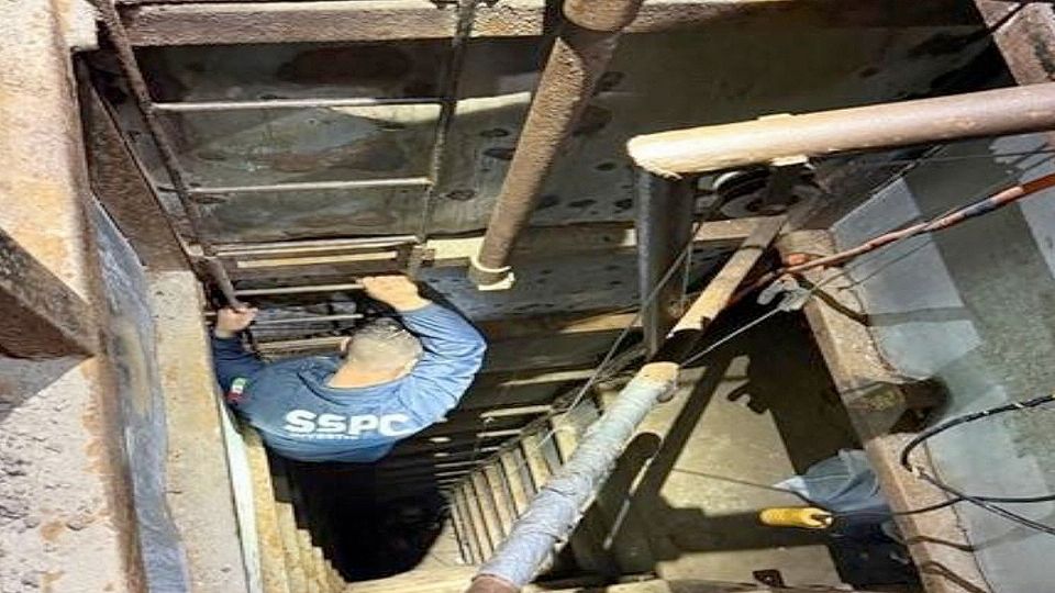 El túnel contaba con una estructura técnica avanzada.