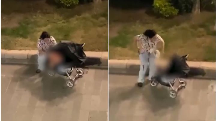 Mujer es captada golpeando a bebé de dos años; 'nadie te quiere' | VIDEO