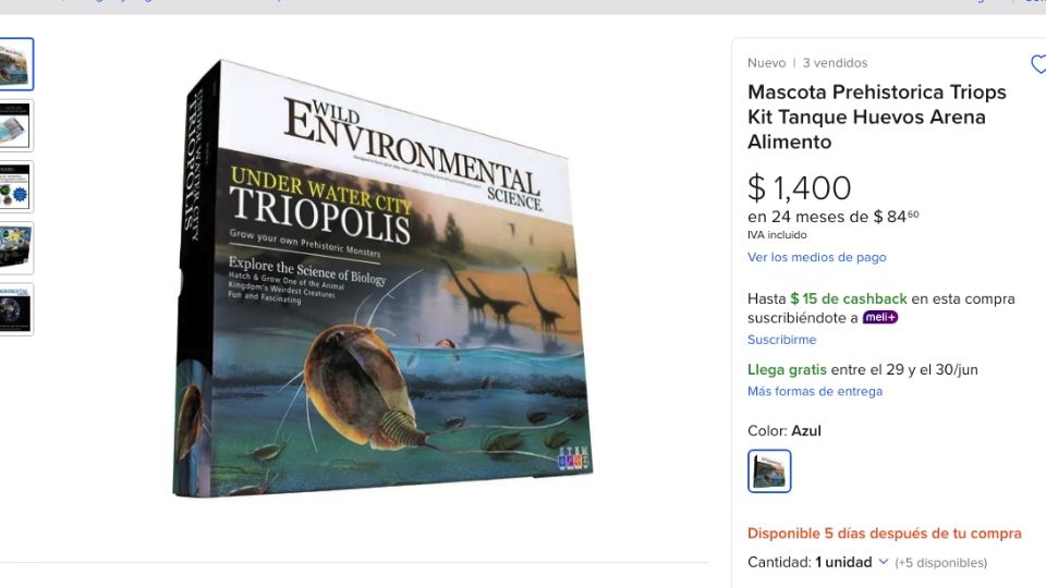 ¿Mascota prehistóricas vivas en línea?