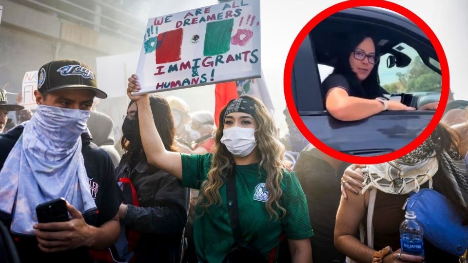 Mónica Mares es la mexicana que trató de intimidar a migrantes latinos.