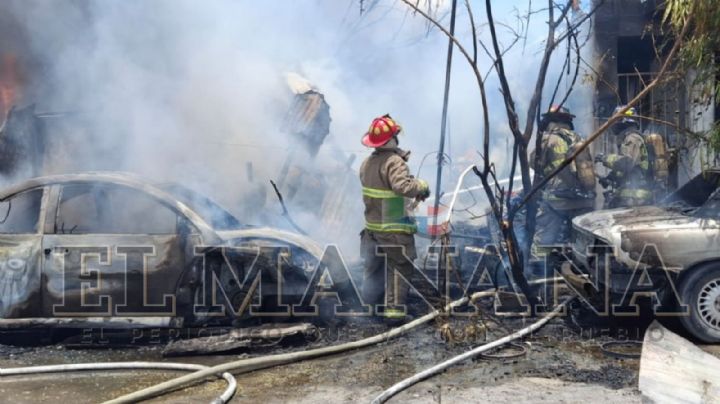 Atroz incendio en la colonia Nueva Era; varias familias resultan afectadas | VIDEO