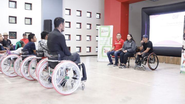 Realiza DIF Tamaulipas segunda capacitación y donación de sillas de ruedas a personas discapacitadas