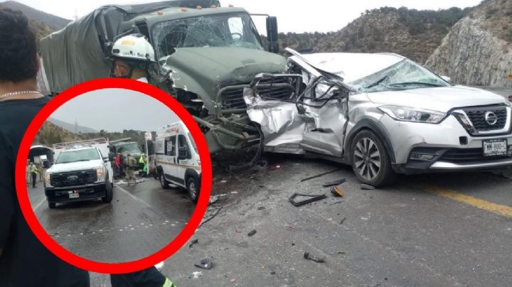 Camión del ejército provoca brutal accidente múltiple en Los Chorros; una joven murió