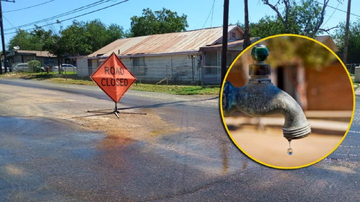 Ruptura de tubería deja sin agua a Laredo; afectación durará varias horas