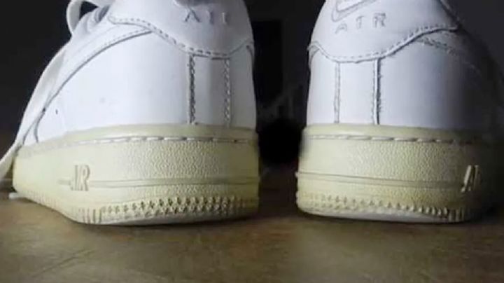 Así puedes blanquear la suela amarilla de tus tenis favoritos, de forma barata y efectiva