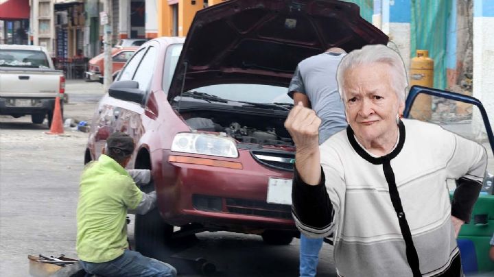 ¿Qué pasa si un vecino utiliza la calle como taller mecánico y tiene autos dañados en la banqueta?