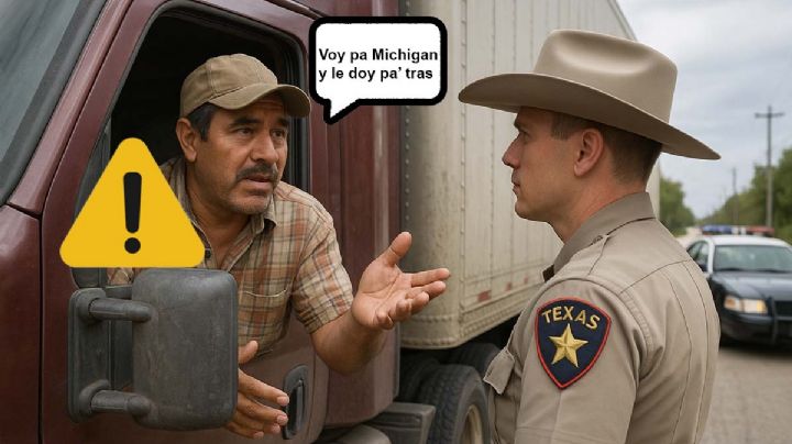 Trailero mexicano en Texas debe saber el significado de estas palabras o no podrá seguir su camino