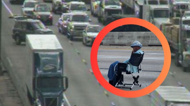 Abuelita texana con pistola en mano y silla de jardín paraliza autopista; pretendía quitarse la vida
