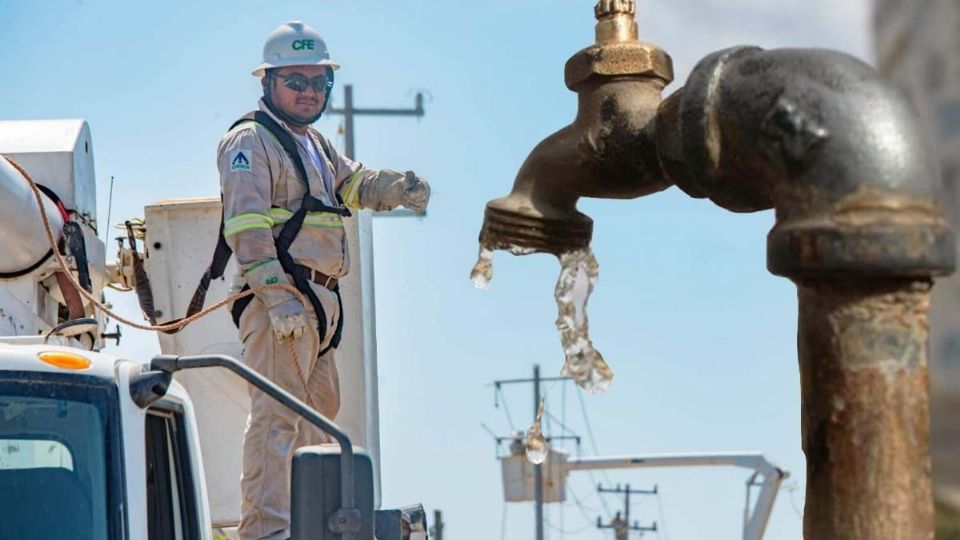 Los trabajadores interrumpieron el servicio del agua