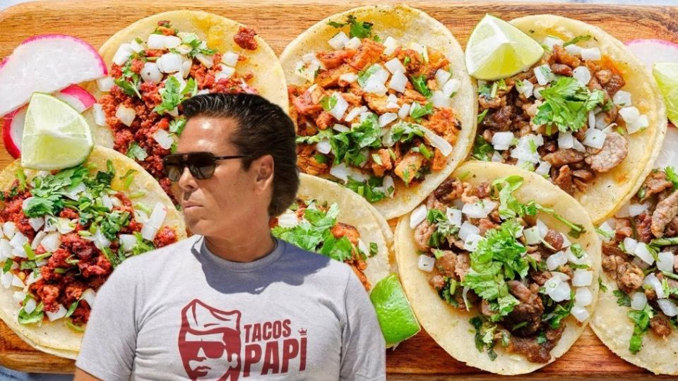 Roberto Palazuelos presume su exitosa taquería.