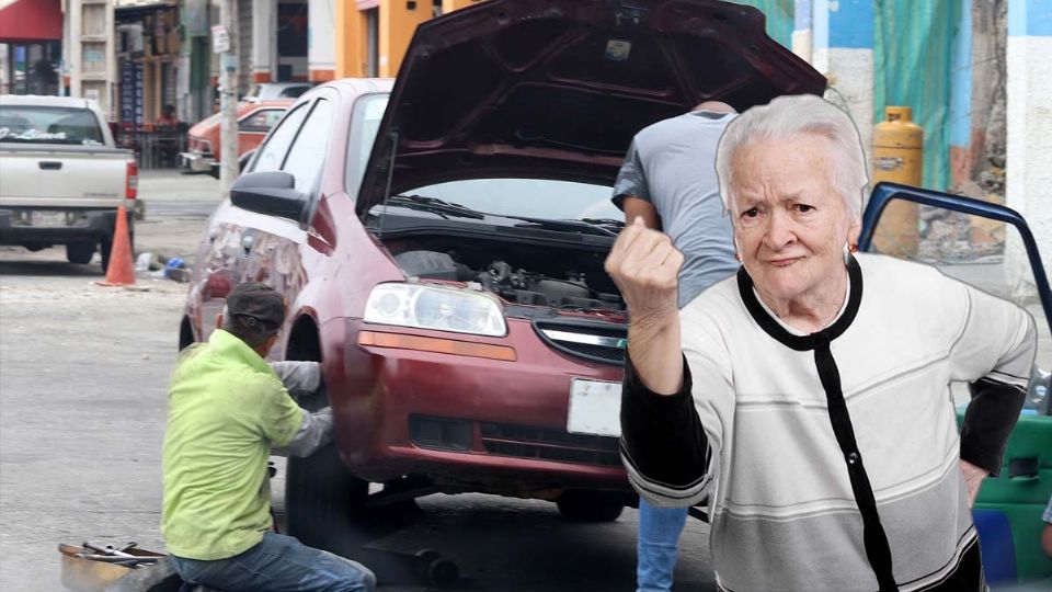 Hay vecinos que deciden usar toda la calle para su beneficio